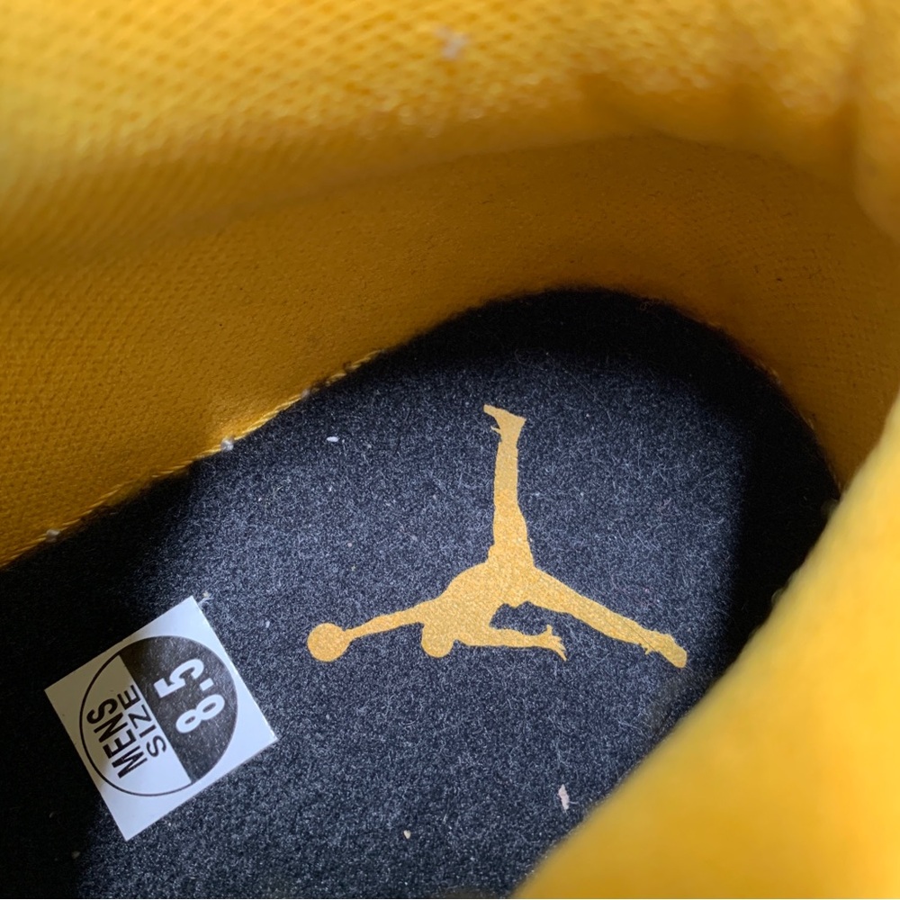 Nike Air Jordan 1 Low 'Gym Red Gold' Men's 8.5 – Rare Colorway – Like New - Picture 8 of 9